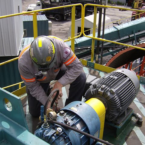 Maintenance and repair of industrial machinery